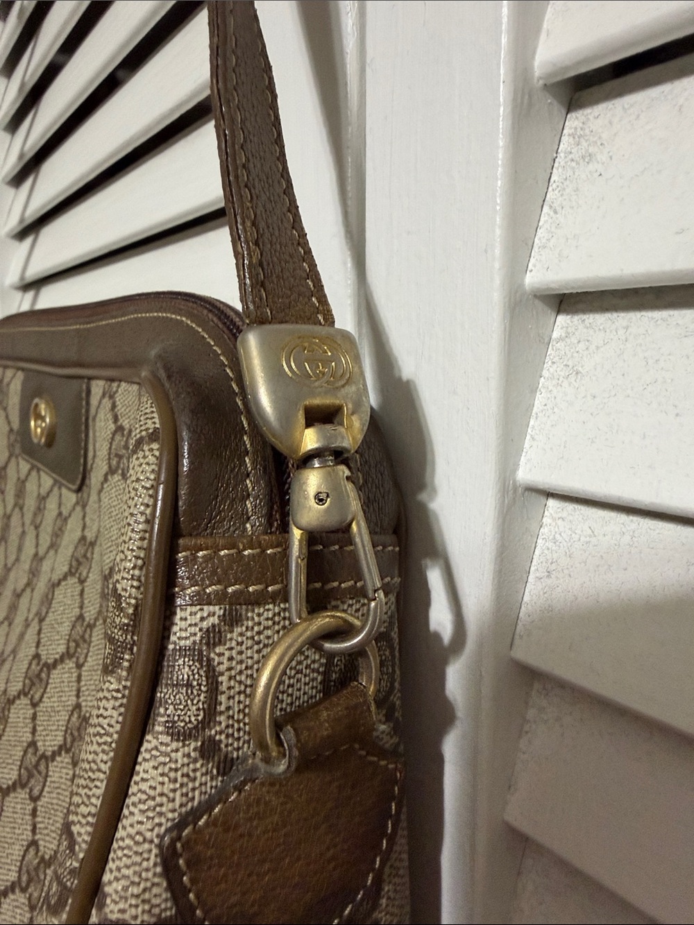 1980s Vintage Gucci GG Supreme Monogram Bag - Picture 4 of 15